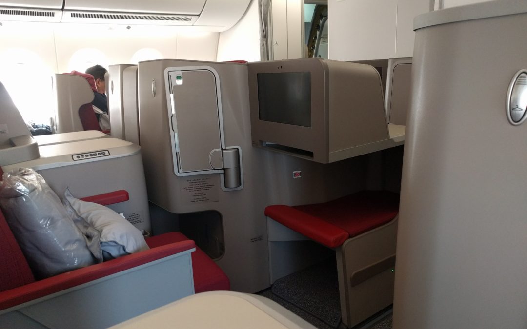 Business Class Cabin on Hong Kong Airlines A350
